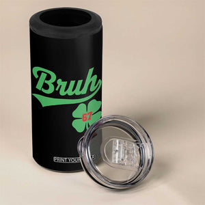 67 Bruh St Patricks Day 4 in 1 Can Cooler Tumbler Funny Six Seven Shamrock Meme TS14 Print Your Wear