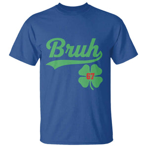 67 Bruh St Patricks Day T Shirt Funny Six Seven Shamrock Meme TS14 Royal Blue Print Your Wear