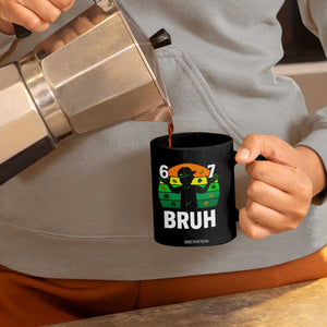 67 Bruh St Patricks Day Coffee Mug Funny Six Seven Boys Kids Meme TS14 Print Your Wear