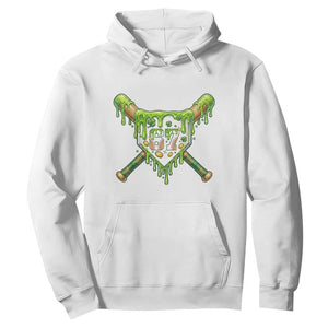 67 St Patricks Day Hoodie Funny Six Seven Baseball Sport Party Meme TS14 White Print Your Wear