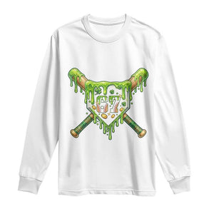 67 St Patricks Day Long Sleeve Shirt Funny Six Seven Baseball Sport Party Meme TS14 White Print Your Wear