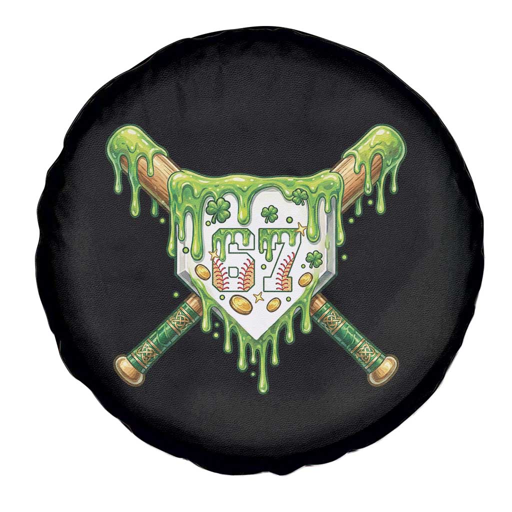 67 St Patricks Day Spare Tire Cover Funny Six Seven Baseball Sport Party Meme TS14 Print Your Wear