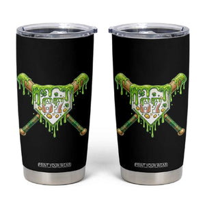67 St Patricks Day Tumbler Cup Funny Six Seven Baseball Sport Party Meme TS14 Black Print Your Wear
