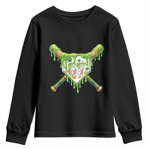 67 St Patricks Day Youth Sweatshirt Funny Six Seven Baseball Sport Party Meme TS14 Black Print Your Wear