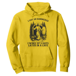 Christian Easter Jesus Hoodie I Got So Hammered Woke Up 3 Days TS14 Daisy Print Your Wear