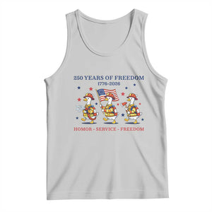 Fireman 250 Years of America Tank Top Silly Goose Firefighter Honor Service Freedom TS14 Ash Print Your Wear
