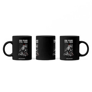 Fireman 250 Years of America Coffee Mug Firefighter Red US Patriotic 4th Of July TS14 Print Your Wear