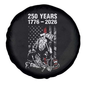 Fireman 250 Years of America Spare Tire Cover Firefighter Red US Patriotic 4th Of July TS14 Print Your Wear