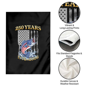 America 250th Fishing Garden Flag Patriotic Fisherman American Flag TS14 Print Your Wear