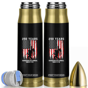 250th Anniversary USA Bullet Tumbler Bigfoot Patriotic American USA Flag TS14 Black Print Your Wear
