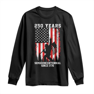 250th Anniversary USA Long Sleeve Shirt Bigfoot Patriotic American USA Flag TS14 Black Print Your Wear