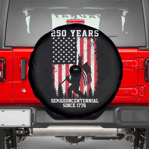 250th Anniversary USA Spare Tire Cover Bigfoot Patriotic American USA Flag TS14 Black Print Your Wear