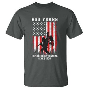 250th Anniversary USA T Shirt Bigfoot Patriotic American USA Flag TS14 Dark Heather Print Your Wear