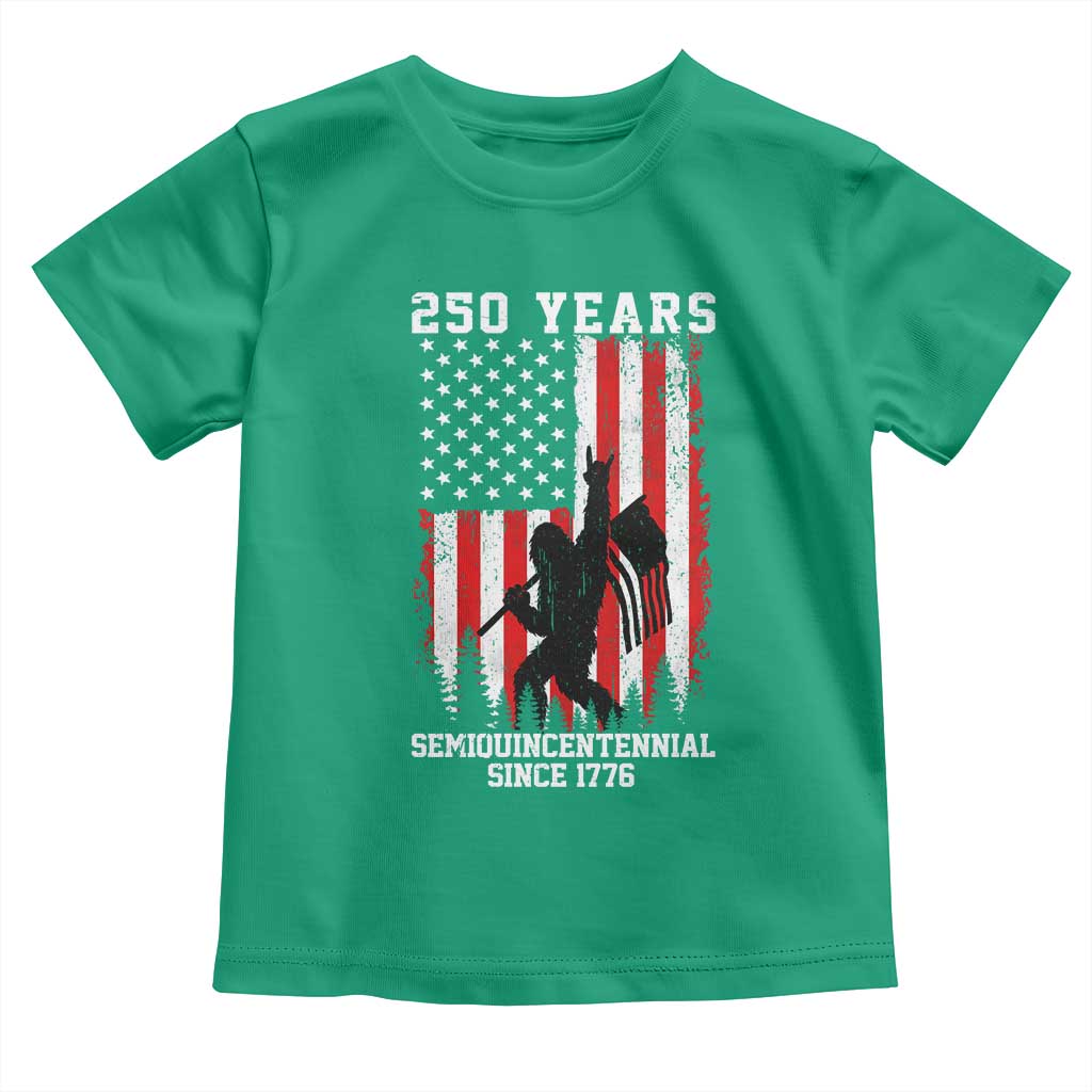 250th Anniversary USA Toddler T Shirt Bigfoot Patriotic American USA Flag TS14 Irish Green Print Your Wear