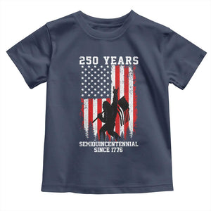 250th Anniversary USA Toddler T Shirt Bigfoot Patriotic American USA Flag TS14 Navy Print Your Wear