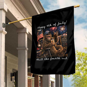 4th of July Bigfoot Garden Flag Patriotic Sasquatch American Flag Party Festival TS14 Print Your Wear