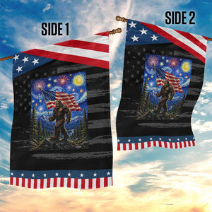 Bigfoot Patriotic 250 Years of Freedom Patriotic Garden Flag American USA Flag Stary Night TS14 Print Your Wear
