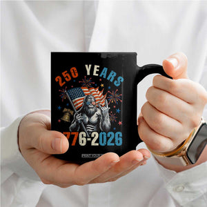 250th Anniversary USA Coffee Mug Bigfoot American Flag Patriotic 4th of July TS14 Print Your Wear