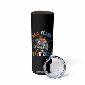 250th Anniversary USA Skinny Tumbler Bigfoot American Flag Patriotic 4th of July TS14 Print Your Wear