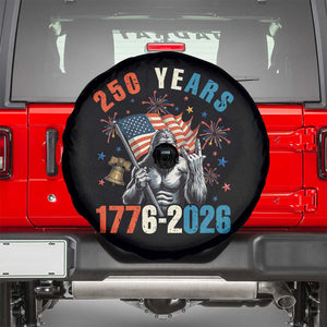 250th Anniversary USA Spare Tire Cover Bigfoot American Flag Patriotic 4th of July TS14 Black Print Your Wear