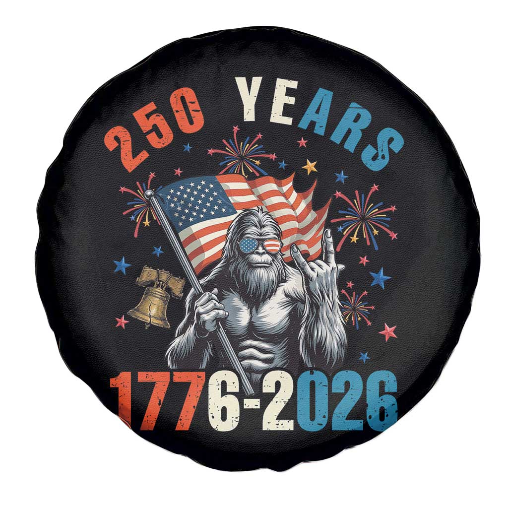 250th Anniversary USA Spare Tire Cover Bigfoot American Flag Patriotic 4th of July TS14 Print Your Wear