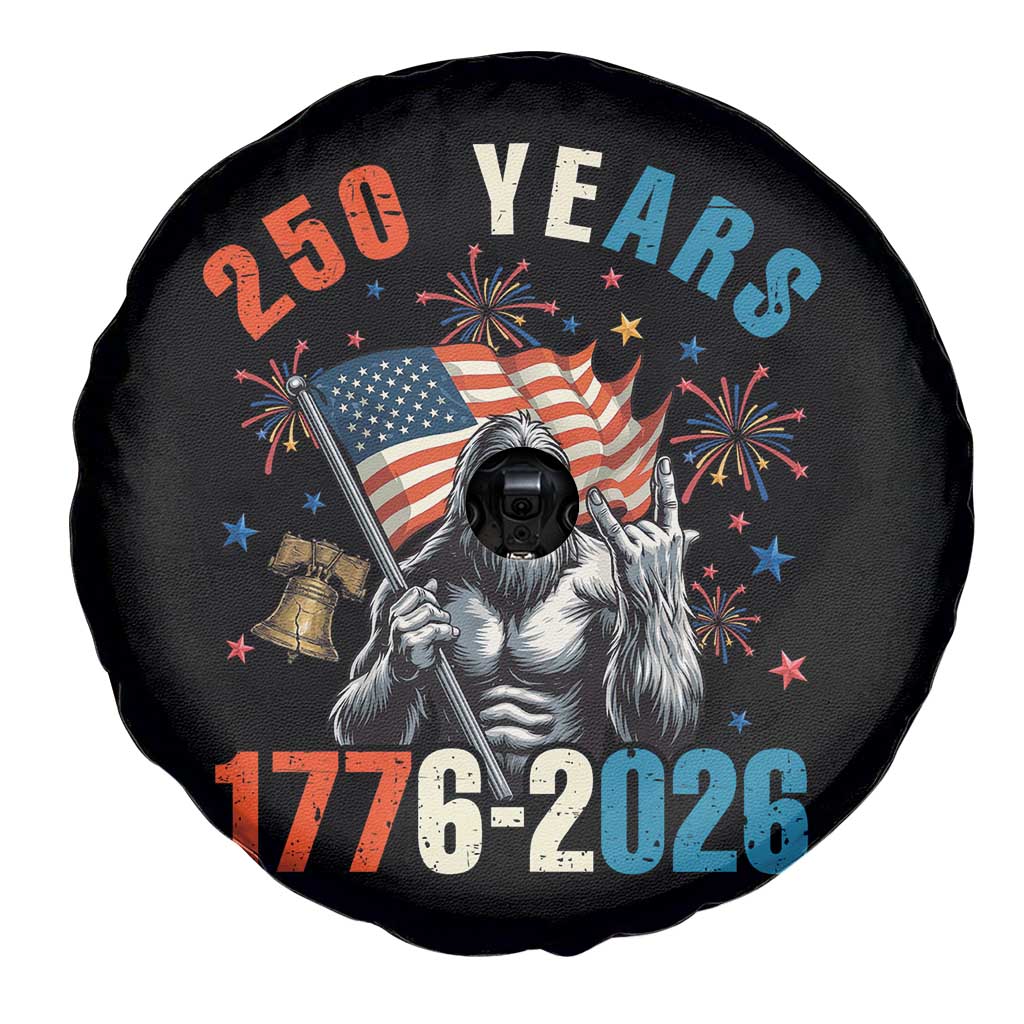 250th Anniversary USA Spare Tire Cover Bigfoot American Flag Patriotic 4th of July TS14 Print Your Wear