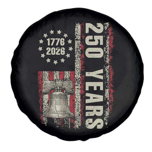 250th Anniversary USA Spare Tire Cover Patriotic Liberty Bell 1776 2026 American Flag TS14 Print Your Wear