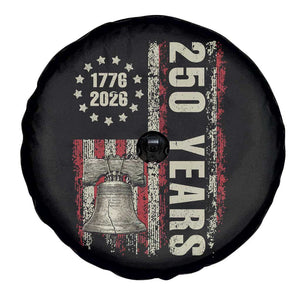 250th Anniversary USA Spare Tire Cover Patriotic Liberty Bell 1776 2026 American Flag TS14 Print Your Wear