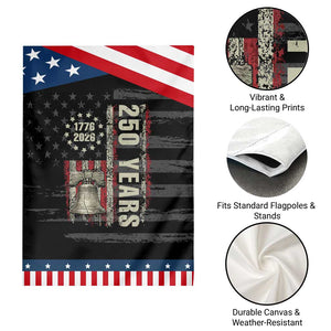 250th Anniversary USA Patriotic Garden Flag Patriotic Liberty Bell 1776 2026 American Flag TS14 Print Your Wear