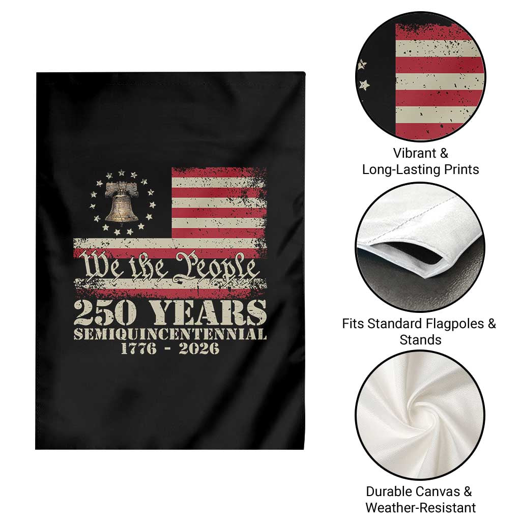 250th Anniversary USA Garden Flag Patriotic Liberty Bell 1776 2026 Independence Day TS14 Print Your Wear