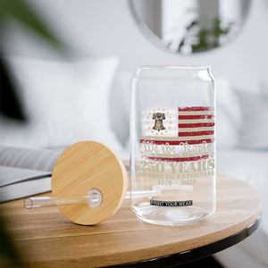 250th Anniversary USA Glass Can Patriotic Liberty Bell 1776 2026 Independence Day TS14 Print Your Wear