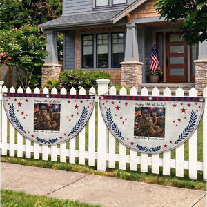 Funny Bigfoot 4th of July Patriotic Fan Flag Sasquatch American Flag Party Festival