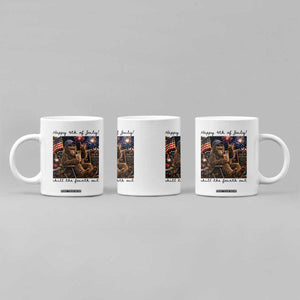 Funny Bigfoot 4th of July Coffee Mug Patriotic Sasquatch American Flag Party Festival TS14 Print Your Wear