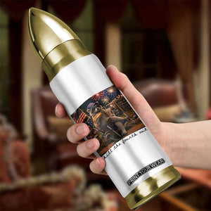 4th of July Raccoon Bullet Tumbler Chill The Fourth Out TS14 Print Your Wear