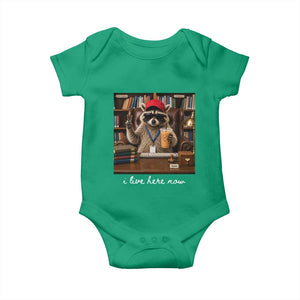 School Librarian Baby Onesie I Live Here Now Back to School