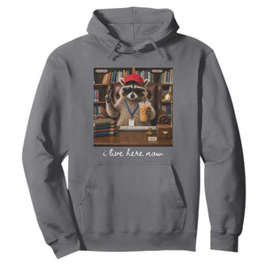 School Librarian Hoodie I Live Here Now Back to School