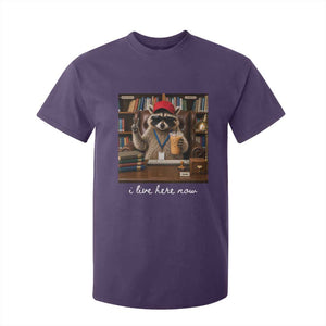 School Librarian T Shirt For Kid I Live Here Now Back to School