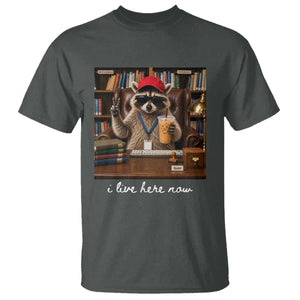 School Librarian T Shirt I Live Here Now Back to School