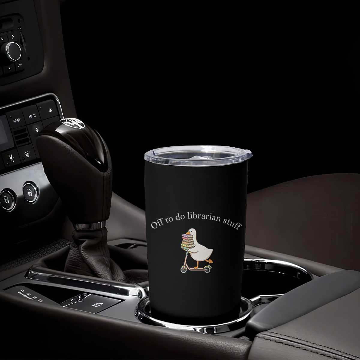 Silly Goose Librarian Tumbler Cup Off To Do Librarian Stuff Book Lover Gift TS14 Print Your Wear