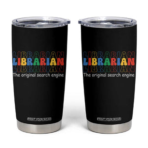 The Original Search Engine Tumbler Cup School Librarian Library Books TS14 Black Print Your Wear