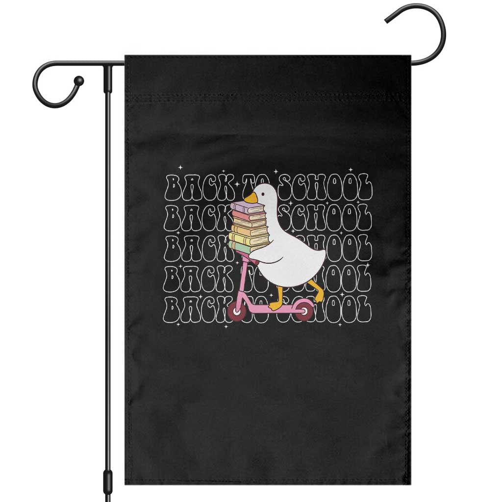 School Bus Driver Welcome Back to School Garden Flag TS14 Black Print Your Wear