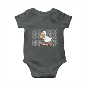 School Bus Driver Welcome Back to School Baby Onesie TS14 Dark Heather Print Your Wear