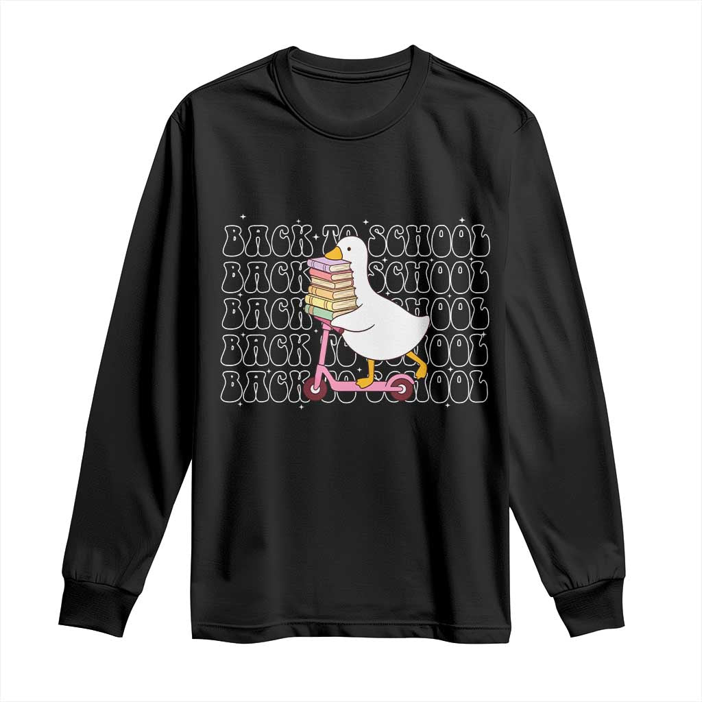 School Bus Driver Welcome Back to School Long Sleeve Shirt TS14 Black Print Your Wear