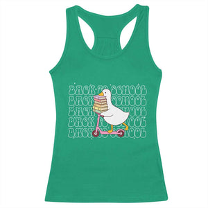 School Bus Driver Welcome Back to School Racerback Tank Top TS14 Irish Green Print Your Wear