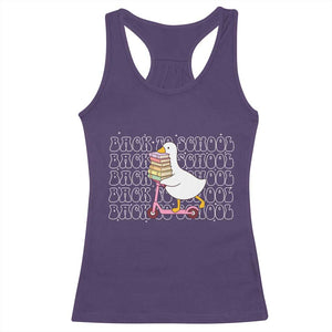 School Bus Driver Welcome Back to School Racerback Tank Top TS14 Purple Print Your Wear