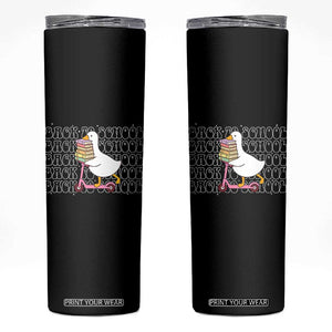 School Bus Driver Welcome Back to School Skinny Tumbler TS14 Black Print Your Wear