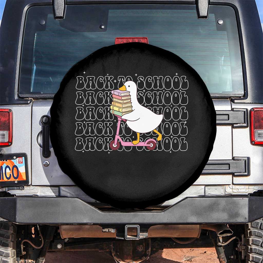School Bus Driver Welcome Back to School Spare Tire Cover TS14 No hole Black Print Your Wear