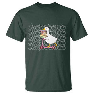 School Bus Driver Welcome Back to School T Shirt TS14 Dark Forest Green Print Your Wear