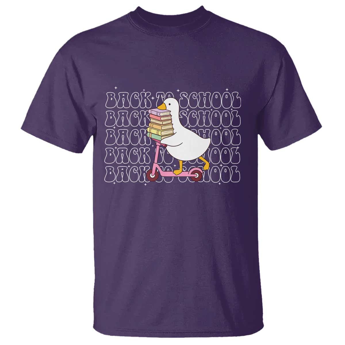 School Bus Driver Welcome Back to School T Shirt TS14 Purple Print Your Wear