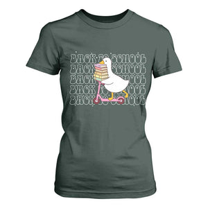 School Bus Driver Welcome Back to School T Shirt For Women TS14 Dark Forest Green Print Your Wear